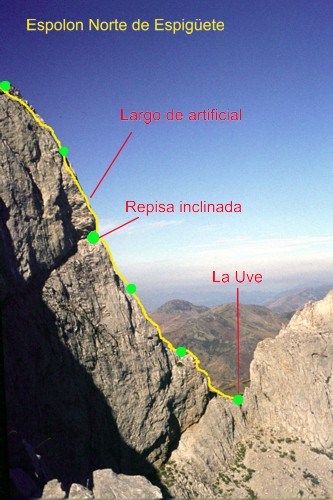Croquis del espolon en verano