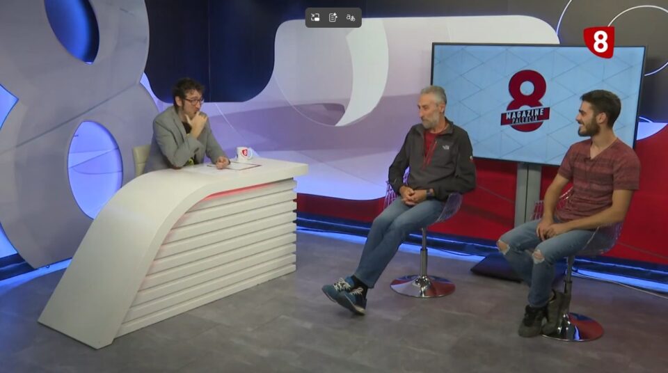 Entrevista en TV Palencia sobre nuestra participación en el rodaje de la película 