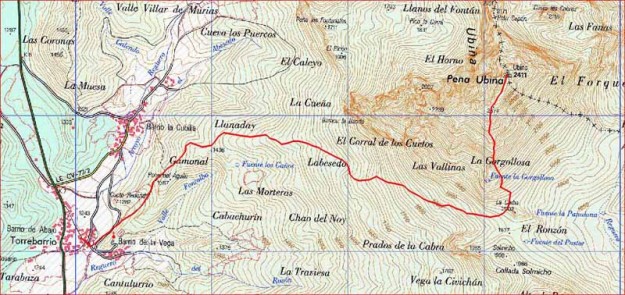 Peña Ubiña Arista Sur