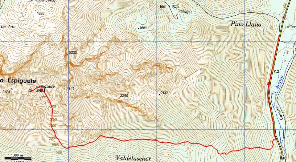 Espigüete - Descenso Sur Atajo (Majada Valdopila)