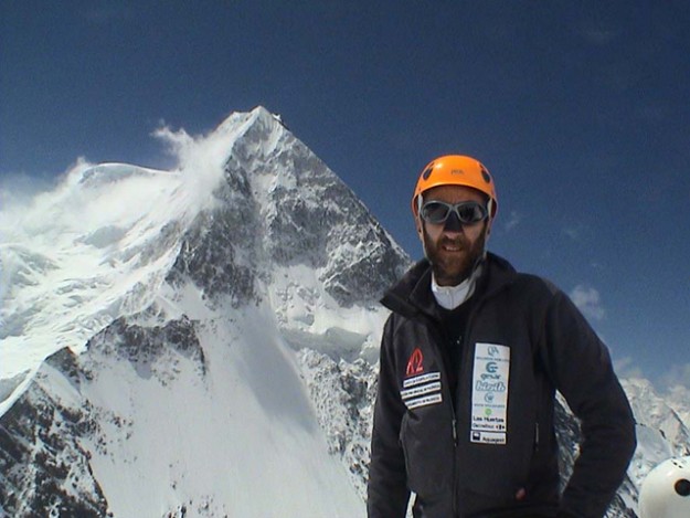 En el campo II del K2 con el Broad Peak de fondo